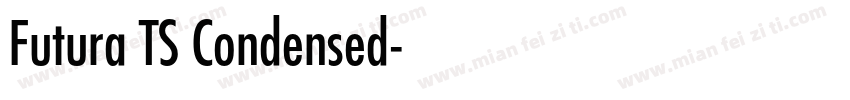Futura TS Condensed字体转换